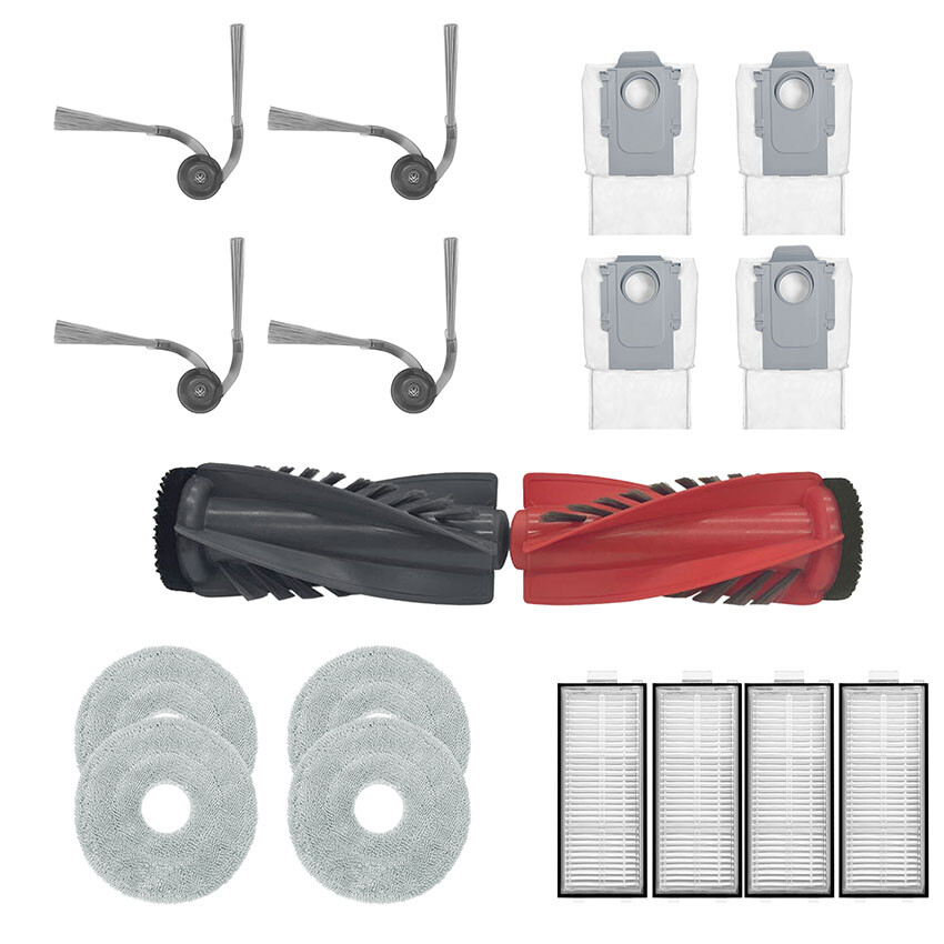 Roller Brush Side Brush Filter Wipes Dust Collection Bag for ROBOROCK G20S ULTRA