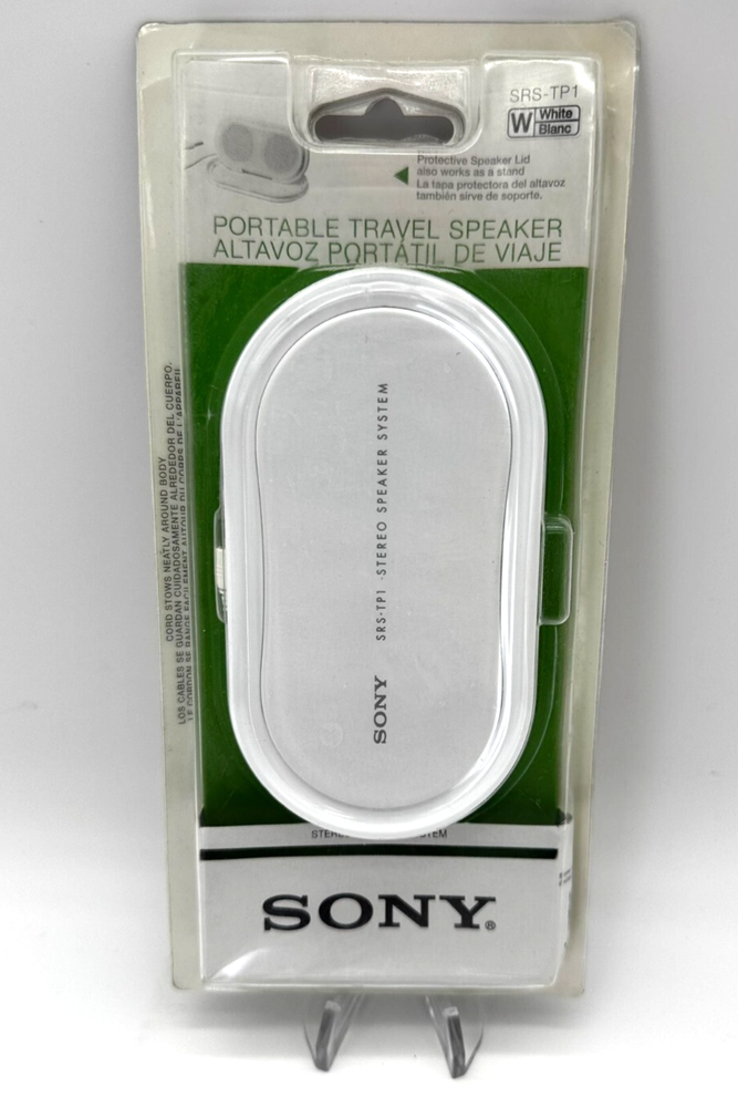 Sony SRS-TP1 Portable Stereo Speaker System in White 2007 Model