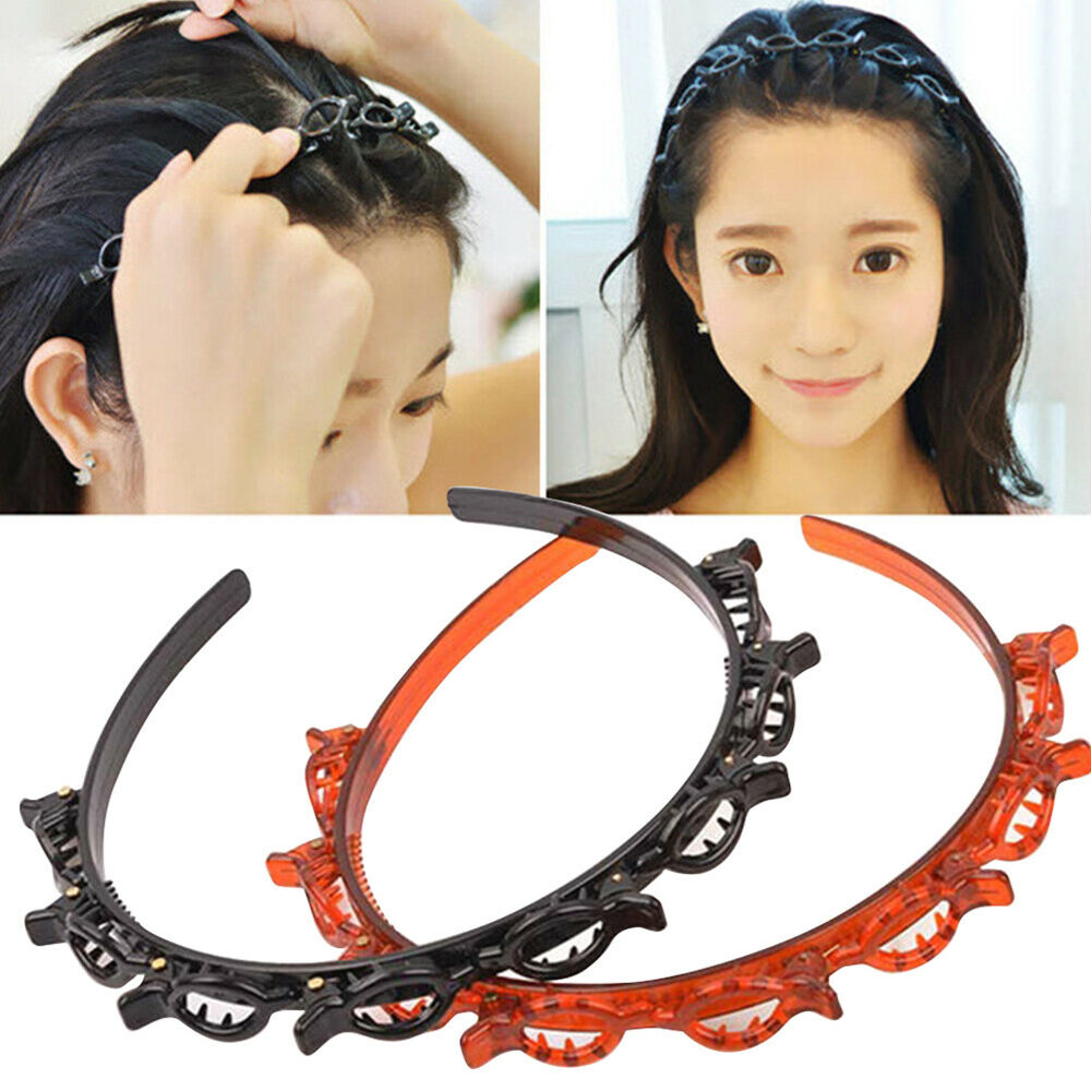Hair Styling Clip Barrette Braid Tool Headband Hair Wave Shape Accessories