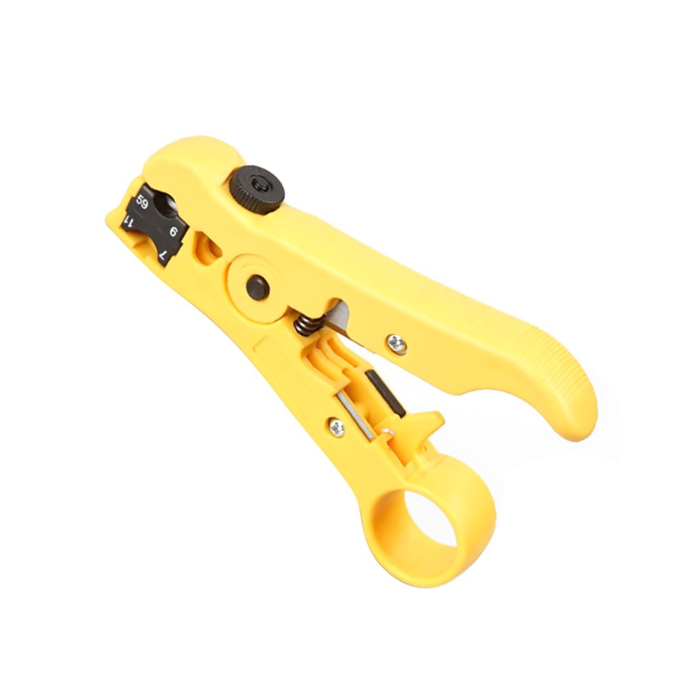 RJ45 Ethernet Cable Crimper Tool with Wire Stripper and Cutter