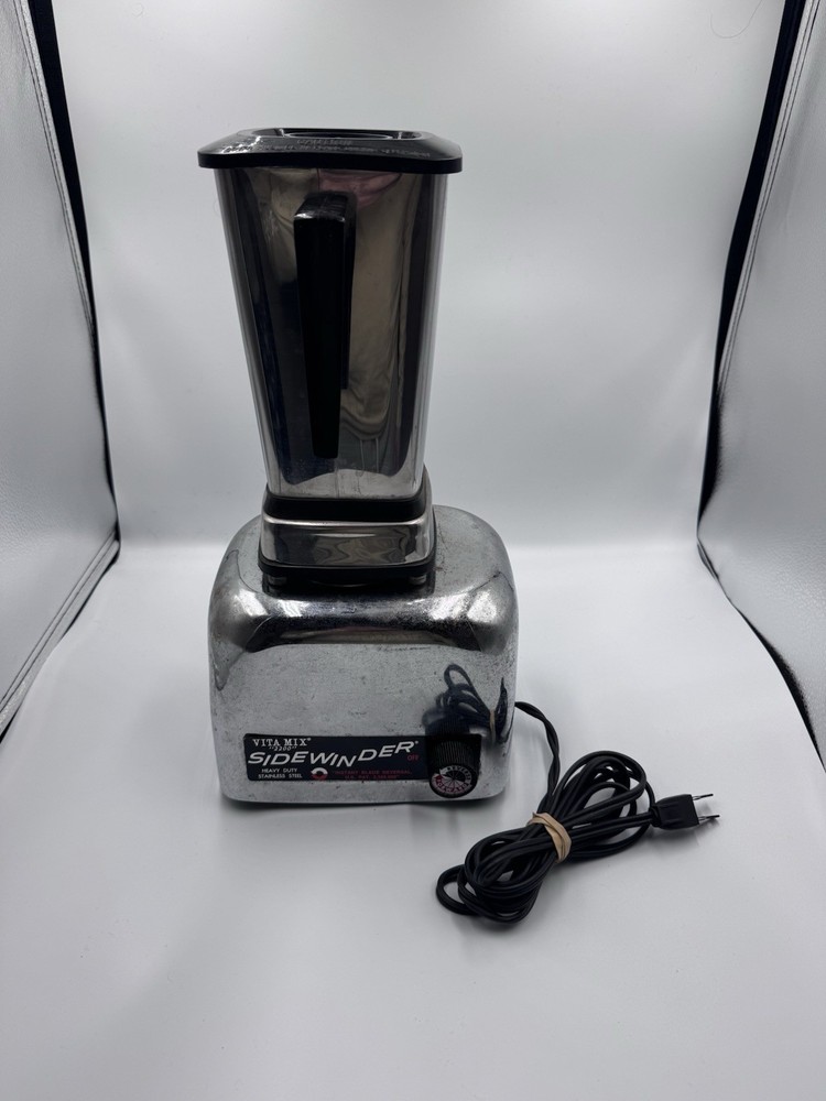 Vita Mix 2200 Sidewinder Blender Heavy Duty Drink Mixer Vintage Works Has Rust