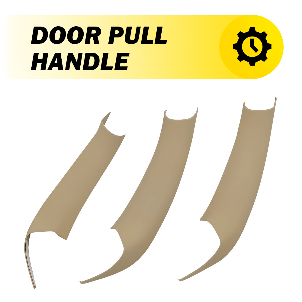 3x molduras de panel de manija de puerta interior izquierda y derecha para BMW X3 X4 F25 F26 2010-2017