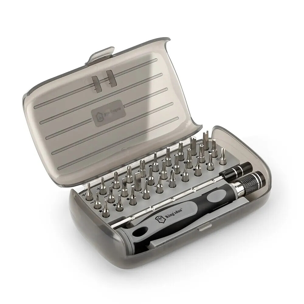 32-Piece Magnetic Precision Screwdriver Set with Mini Bits for Electronics & Small Repairs