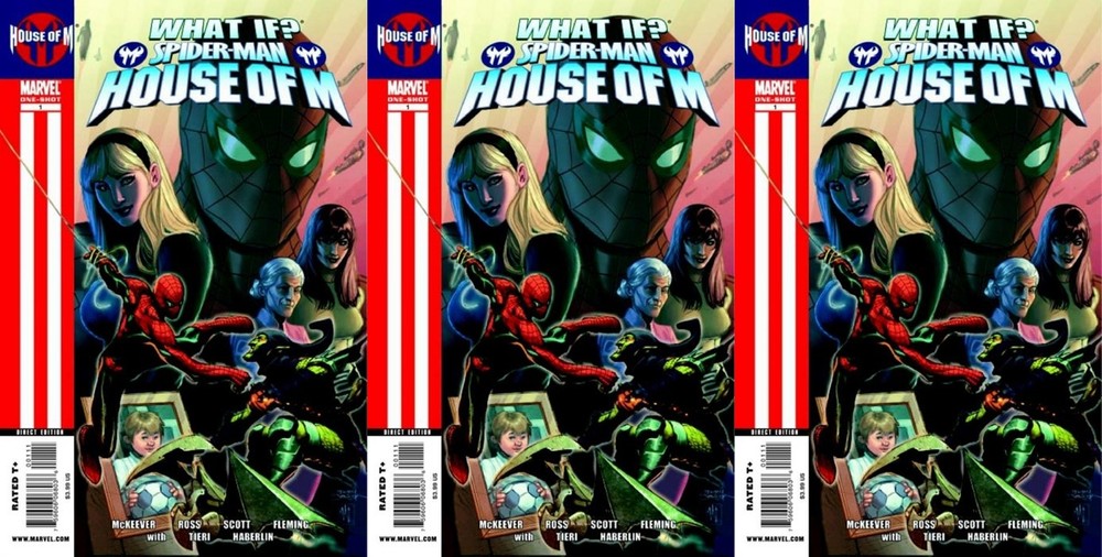 What If Spider-Man House of M 2010 Marvel Comics 3 Issue Set