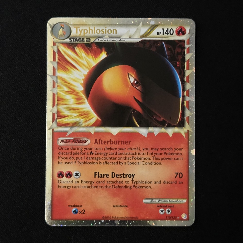 Typhlosion (Prime) Ultra Rare HeartGold SoulSilver 110/123 NM