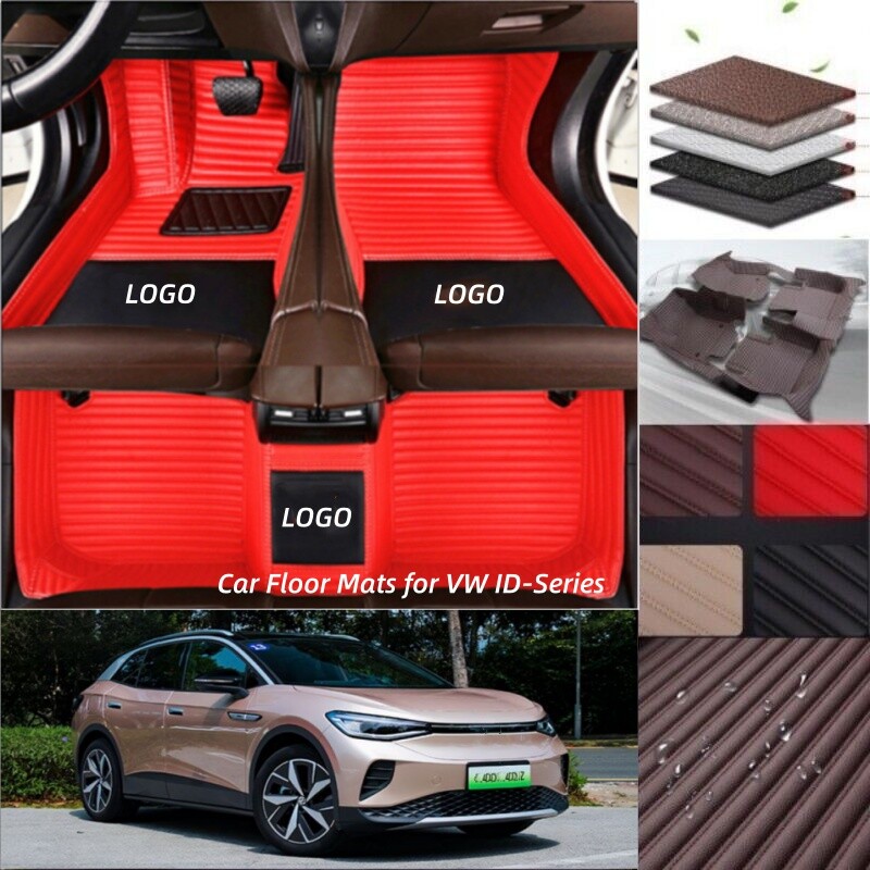 For Volkswagen ID.3-ID.4-ID.6-ID.7 Car Floor Liner Mats Pads Rugs Custom Carpets