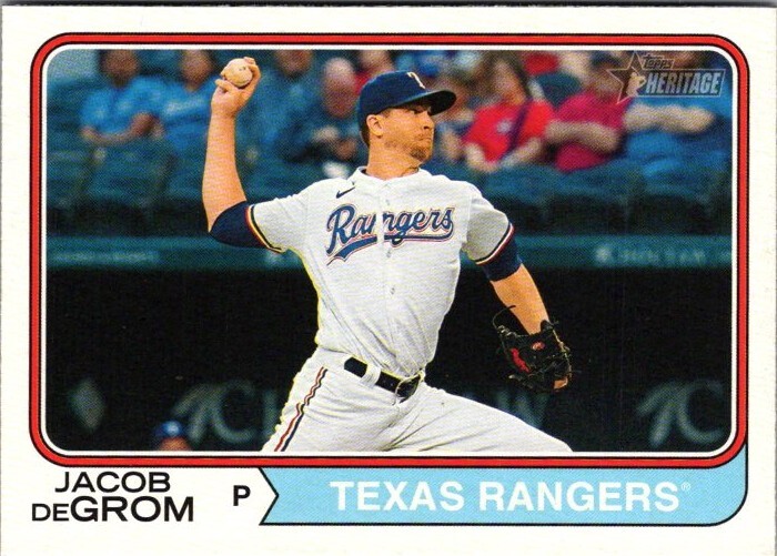 2023 Topps Heritage High Number - #629 Jacob deGrom