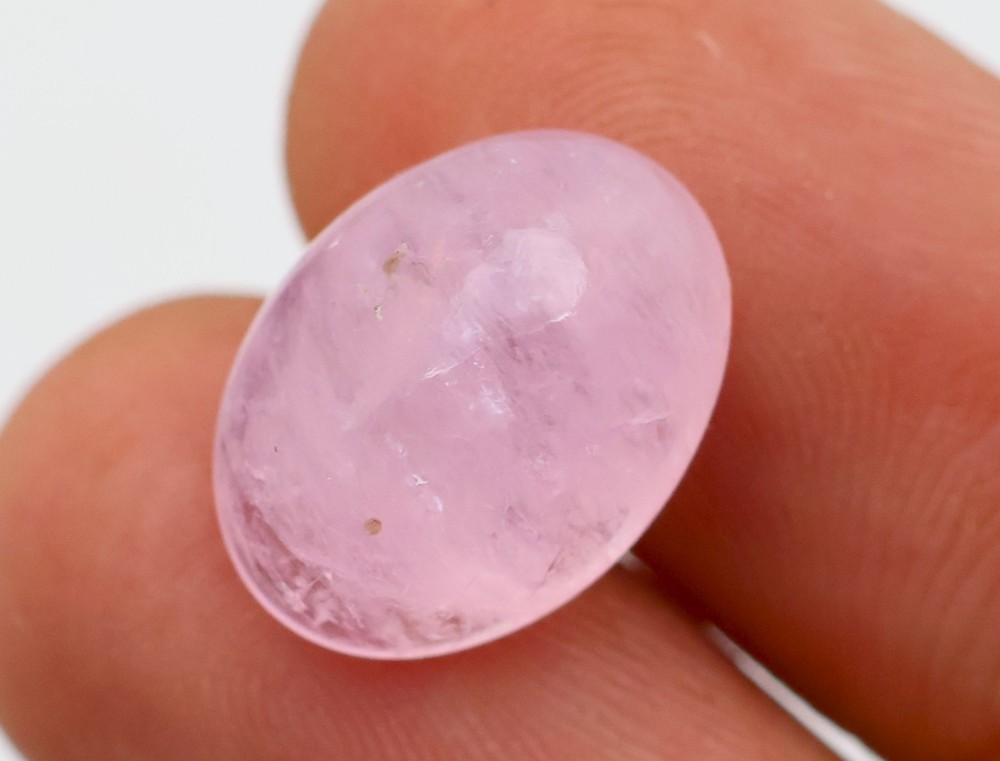 Natural Morganite Cabochon 8.70 Ct Loose Pink Gemstone Oval 15x11mm For Jewelry