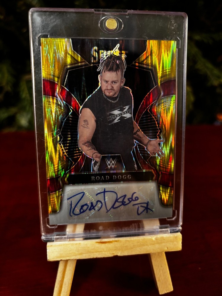2023 Panini Select WWE Gold Wave Prizm Auto Road Dogg /5