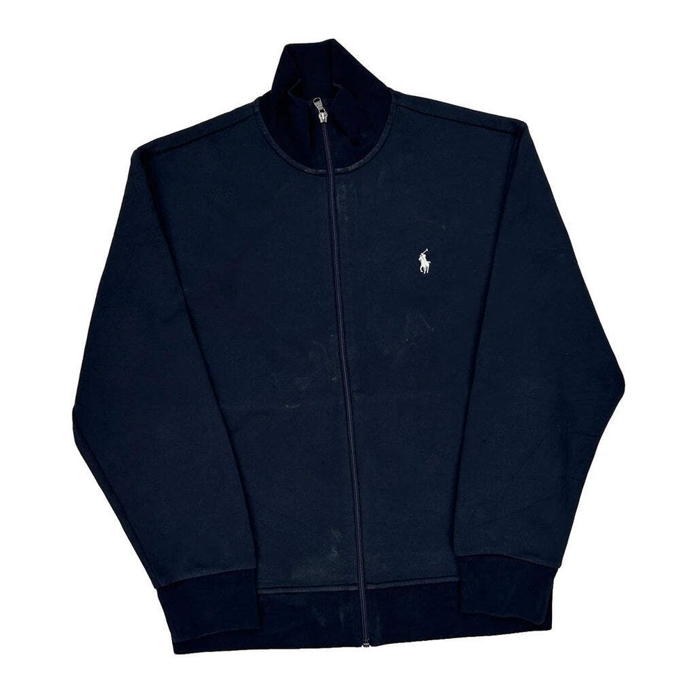 Polo By Ralph Lauren Zip Up - Medium Navy Cotton