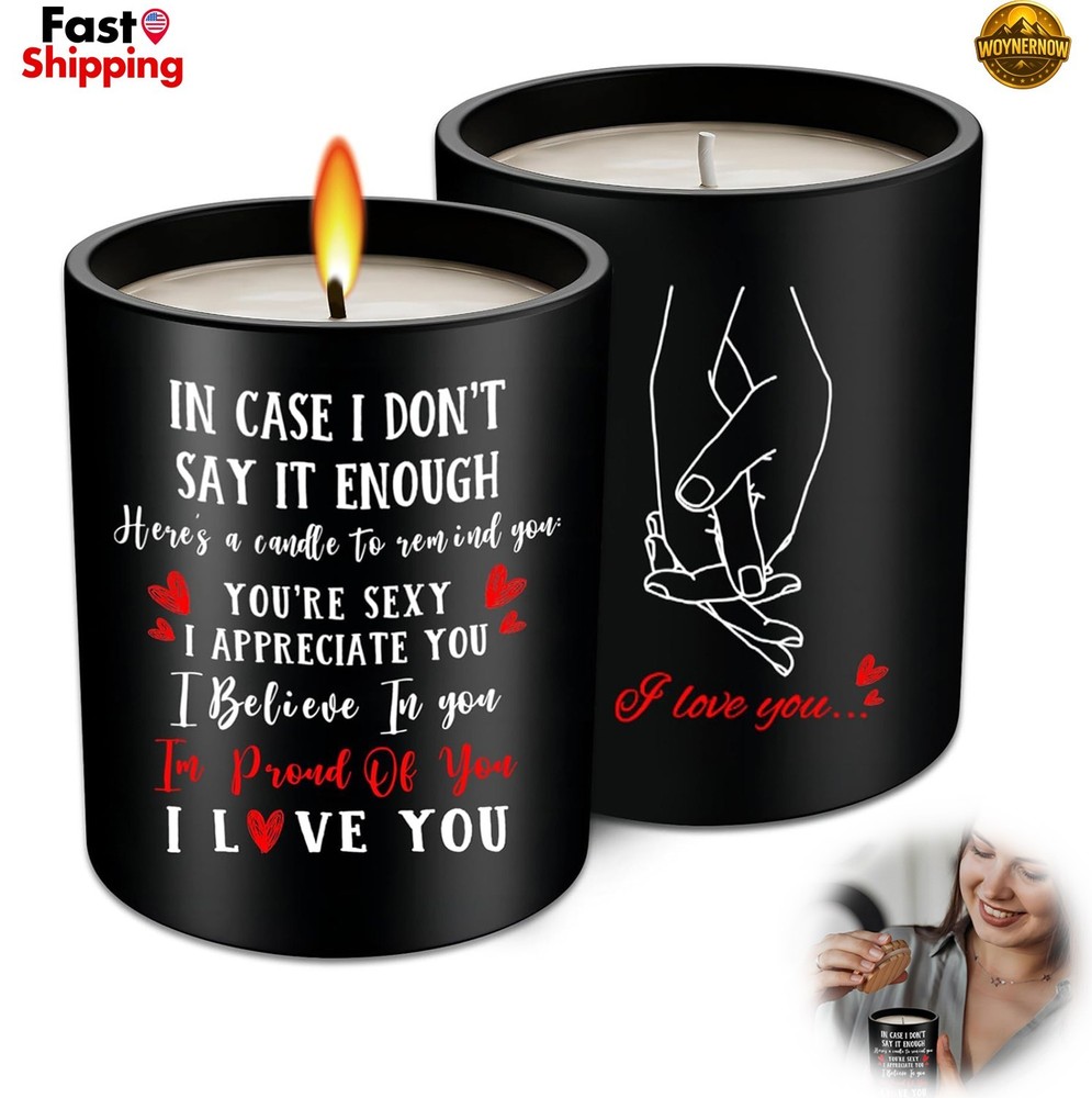 Valentines Day Gift Candles for Her, Him, Wife, Girlfriend Romantic Couples Gift-image