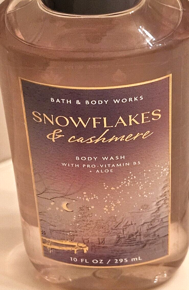 Bath & Body Works Snowflake and Cashmere Scented Shower Gel Body Wash