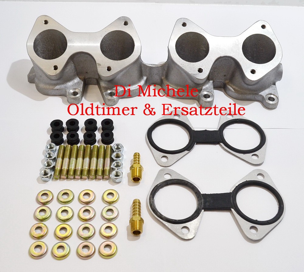 VW Golf 16V Intake Manifold For 45 DCOE (1.6-1.8-2.0) VW - Audi - Skoda, B.5014B