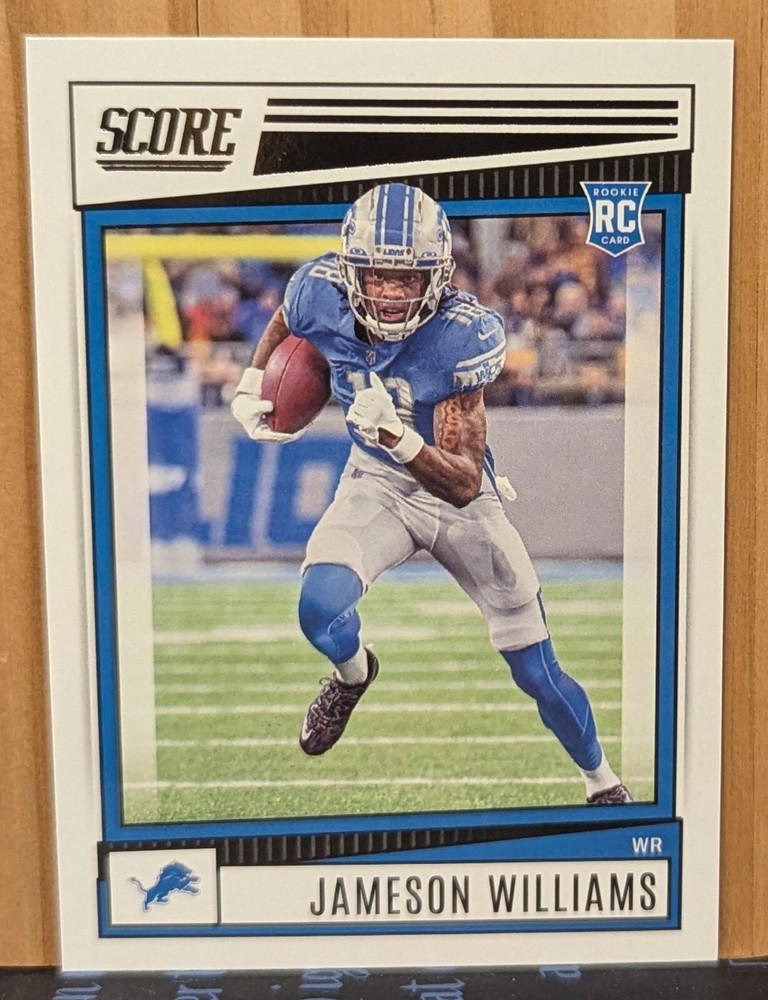 2022 Panini Score Jameson Williams #377 RC