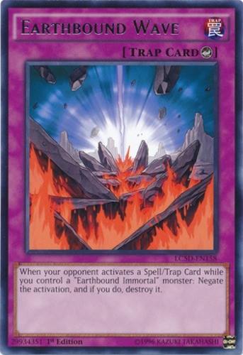 Earthbound Wave LC5D-EN158 Rare 1st Edition Lightly Played Legendary Collection