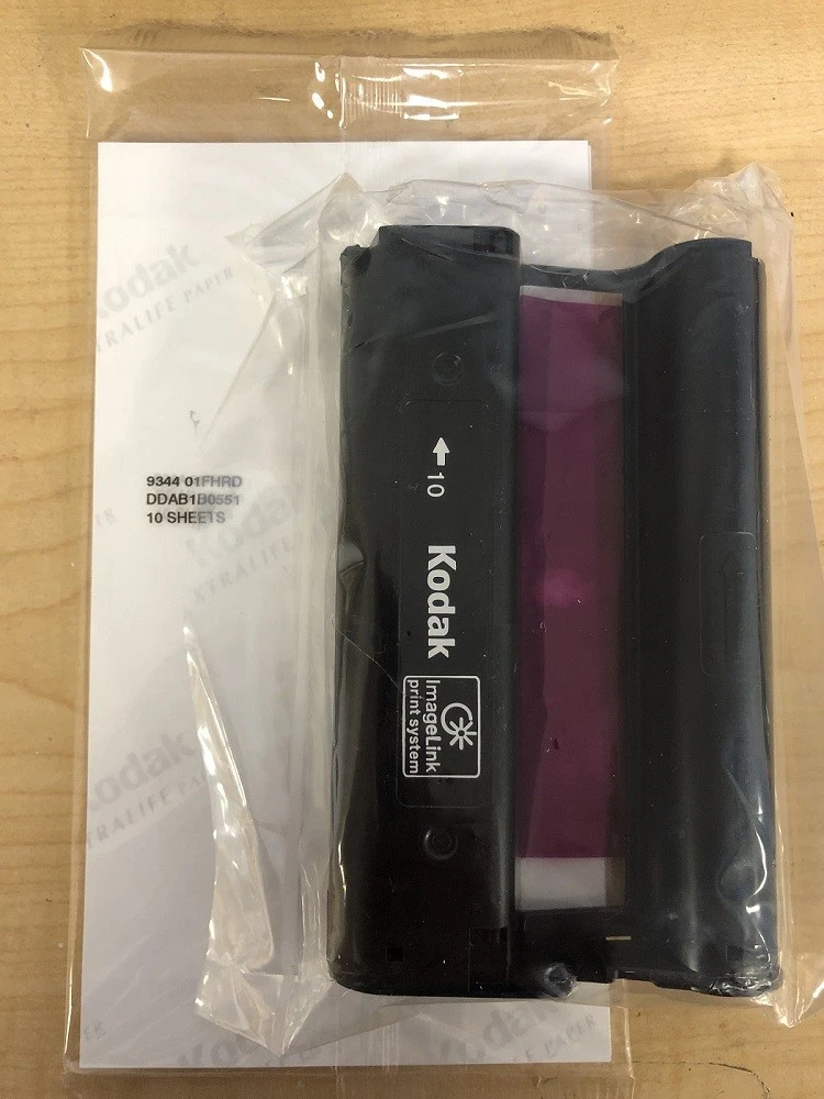 Kodak EasyShare PH40 Printer Dock 3 Ink Cartridges 80-Sheet Photo Paper Refill Kit