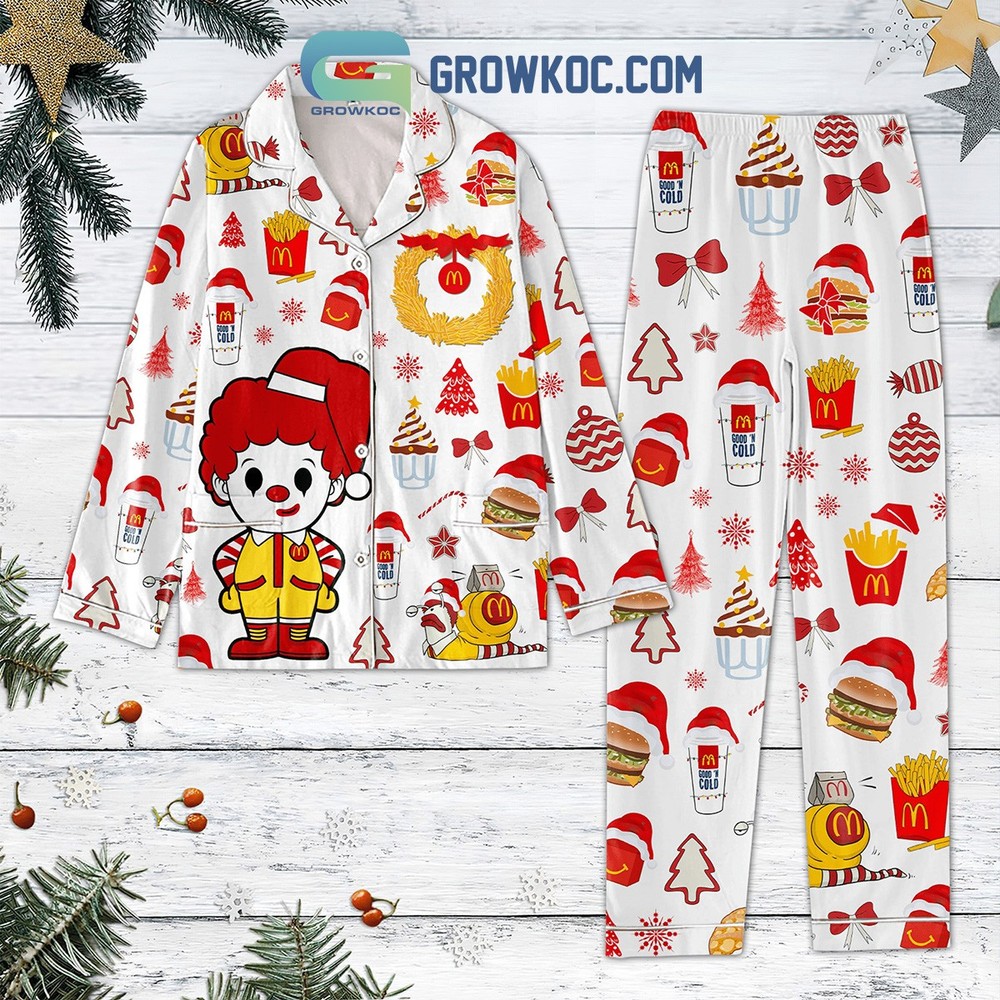 McDonalds Happy Christmas Holiday Pajama Set for Festive Comfort