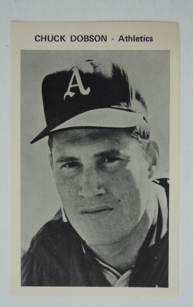 1969 Oakland A's Chuck Dobson 5x6 Jay Publishing Photo MINT - FLASH SALE-image