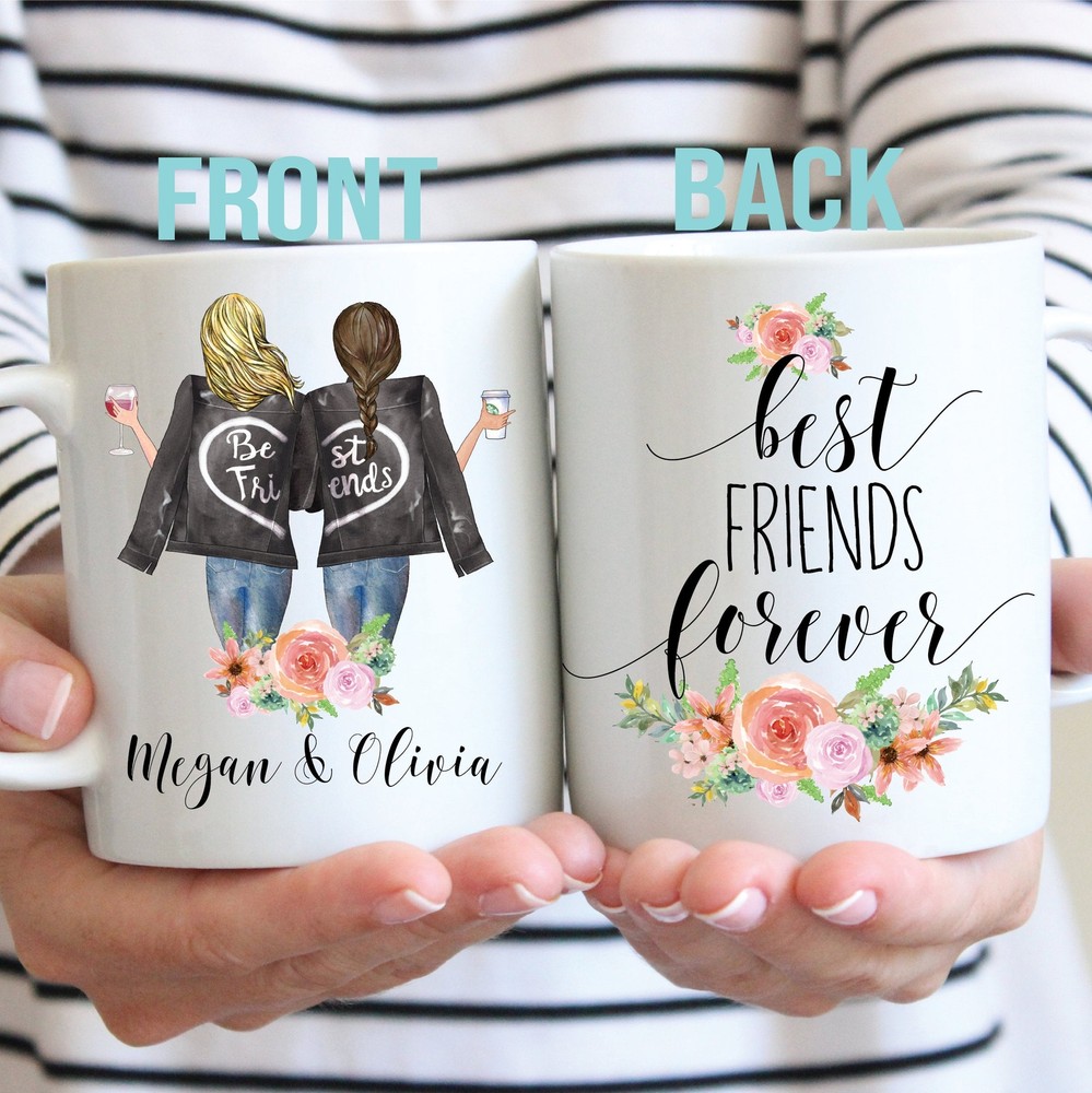 Custom Best Friend Gift Custom Bff Mug Moving Away Gift Long Distance Friend