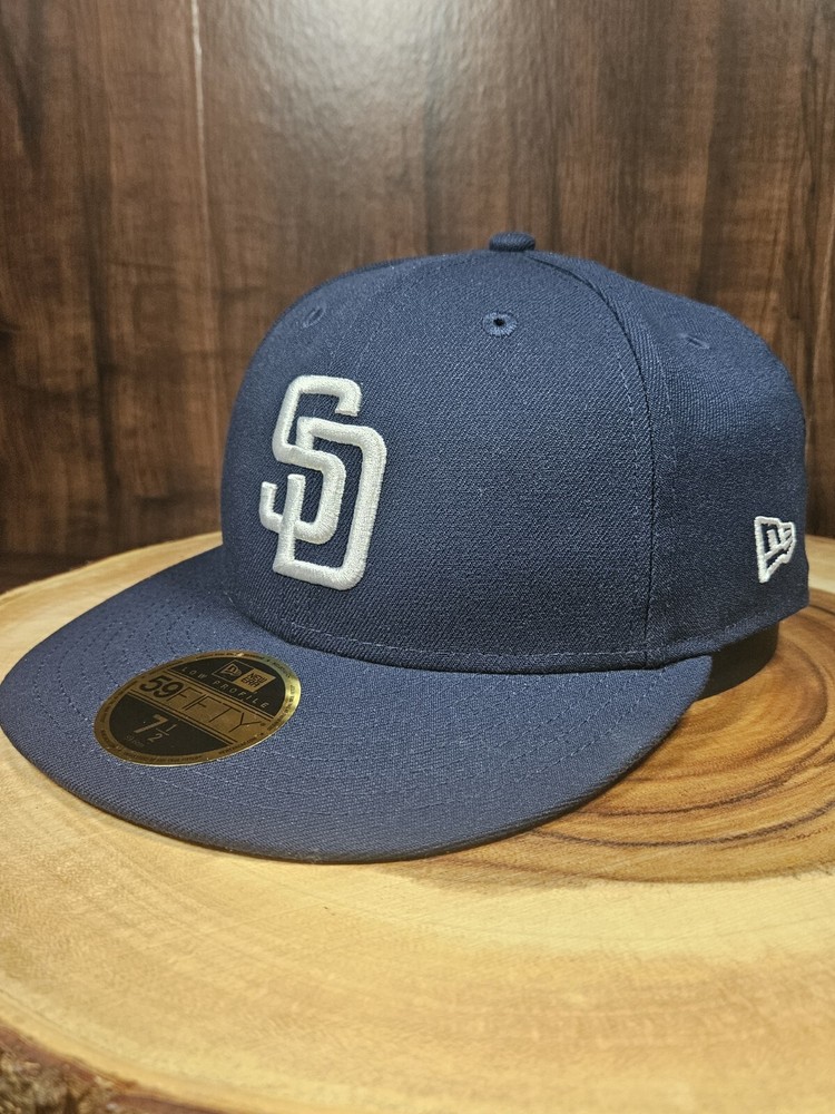 San Diego Padres New Era 59Fifty LP MLB Fitted Hat Size 7 1/2 Classic Cap