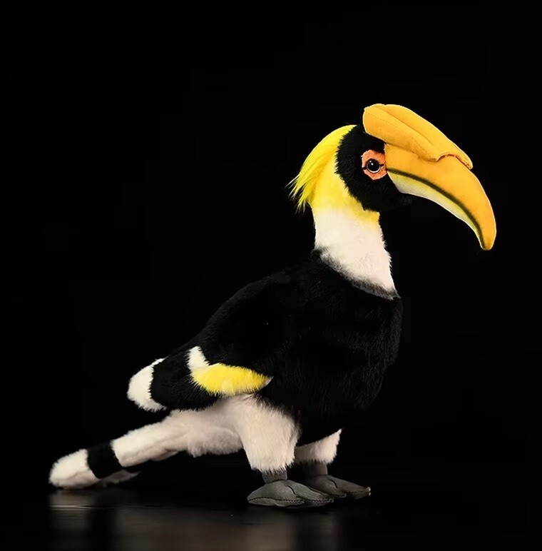 Great Hornbill Bird 12 inch Stuffed Animal Plush Toys Toddler Doll Kids Gifts