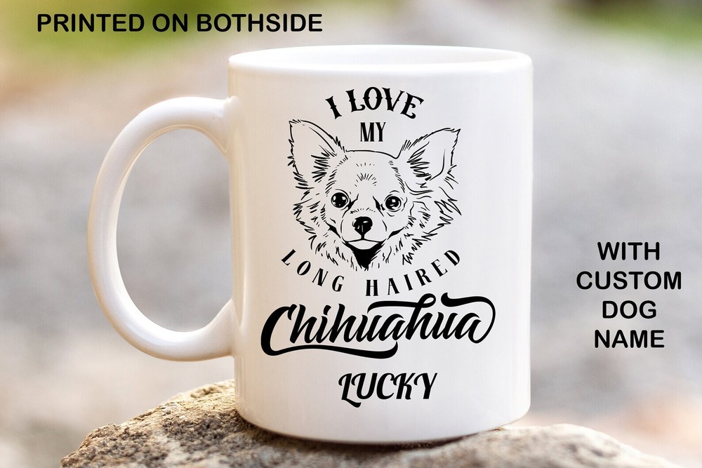 Chihuahua Personalised Dog Mug Image Printed Coffee Mug Custom Coffee Mugs