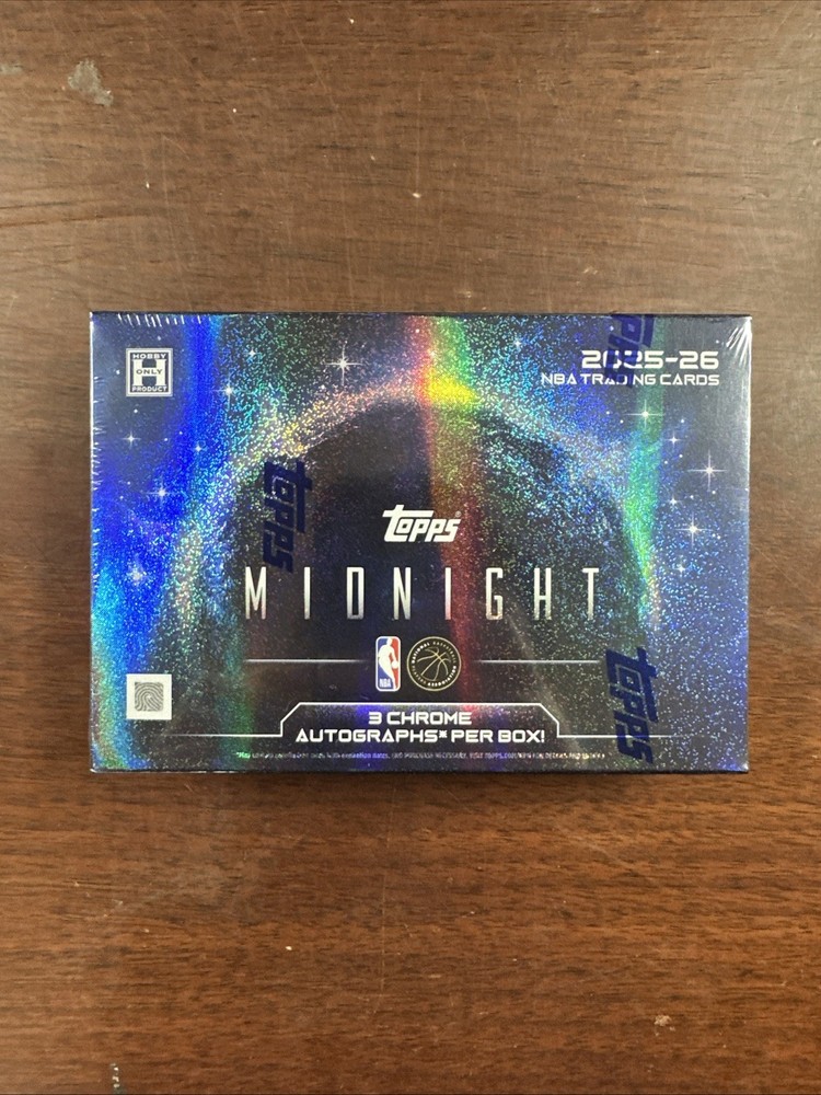 2025-26 Topps Midnight Basketball Hobby Box Factory Sealed Midnight NBA IN HAND
