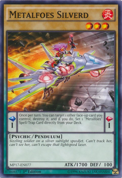 Metalfoes Silverd MP17-EN077 Common 1st Edition Near Mint