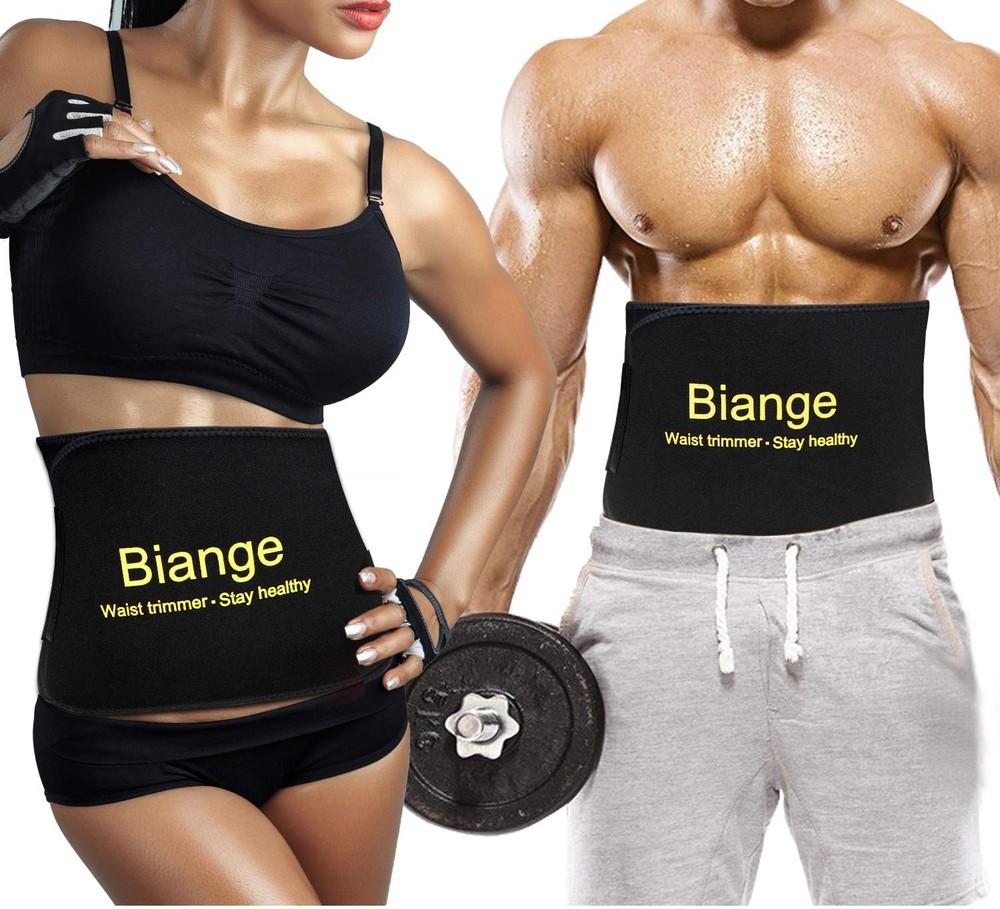 Plus Size Waist Trainer Sweat Belt for Women & Men Belly Band Trimmer