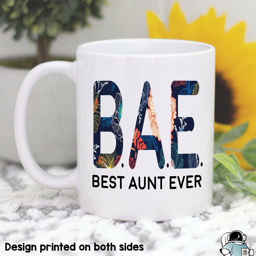 Best Aunt Ever Mug Bae Mug Best Aunt Coffee Mug • Best Aunt Ever Gift Aunt Gif