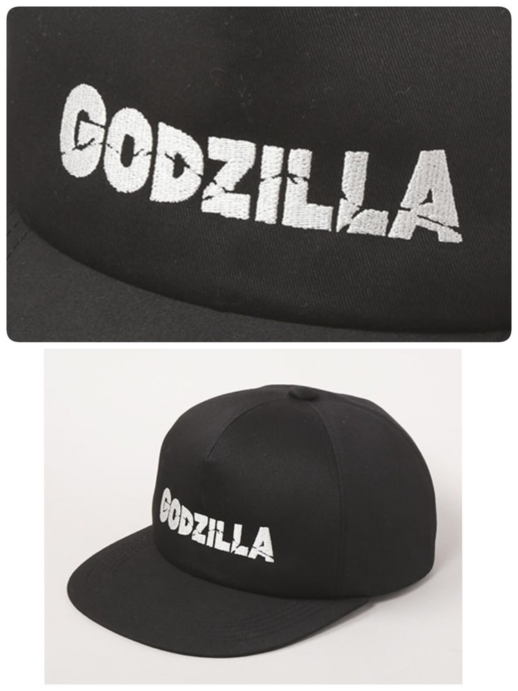 Godzilla CA4LA Unisex Logo Cap in Black CLB00420