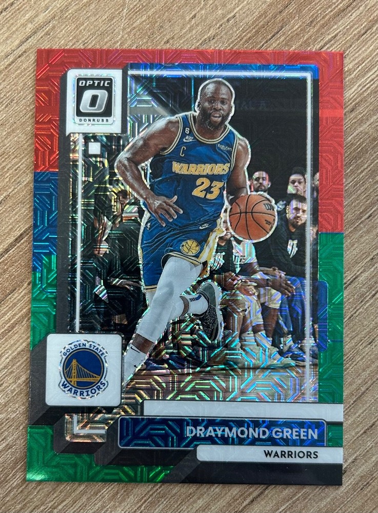 2022-23 Donruss Optic #79 Draymond Green Choice Red Green Parallel Golden State Warriors Basketball Card