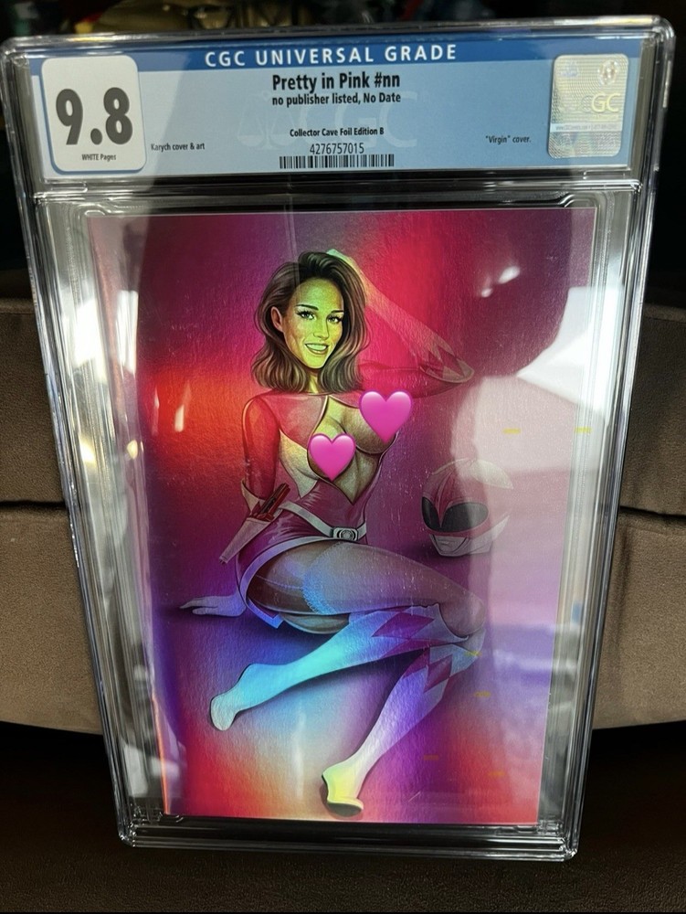 Power Rangers Kimberly Hart Amy Jo Johnson Topless Comic Book CGC