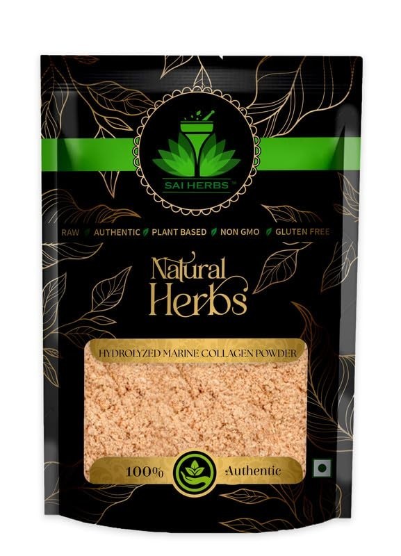 Pure Hydrolyzed Marine Collagen Powder from SAI HERBS - Fish Collagen