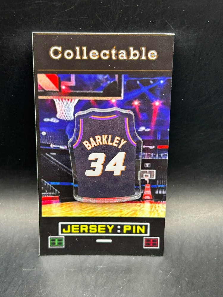 Phoenix Suns Charles Barkley  jersey lapel pin-Classic RETRO Collectable