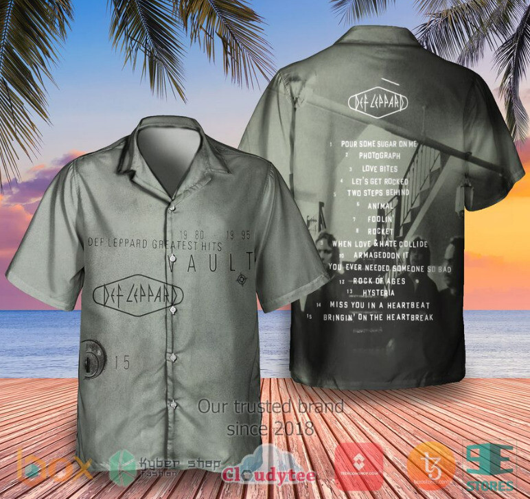 Def Leppard Hawaiian Shirt Trending 3D New Aloha Design Vibrant Style Unique Fashion Must-Have