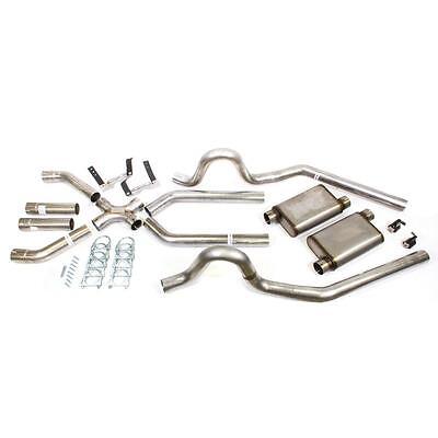 Pypes Exhaust SGA13R, Kit Natural Stainless Fits 64-72 Gm A-Body 3In Exhaust Sys