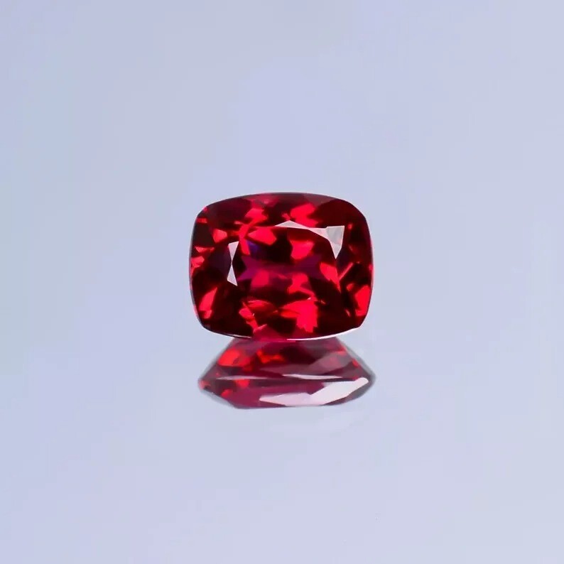 Mozambique Red Ruby Cushion Cut 9-10 Ct Certified Natural Loose Gemstone  