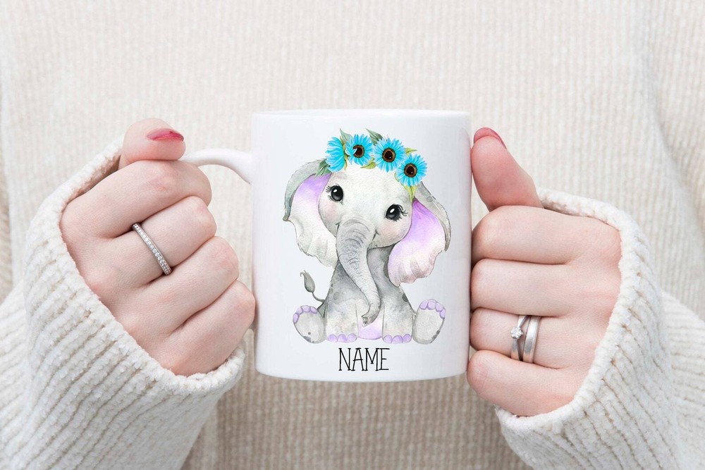 Elephant Mug 11oz Mug Tea Coffee Gifts For Everyone Cup Personalised Mug
