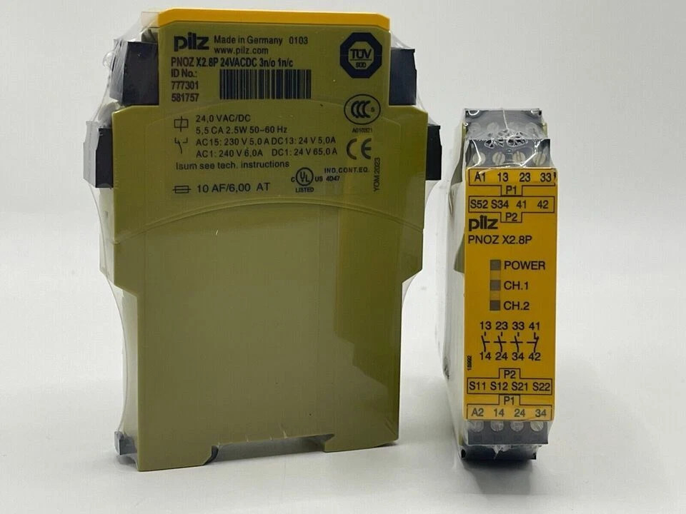 New PILZ 777301 PNOZ X2.8P Safety Relays
