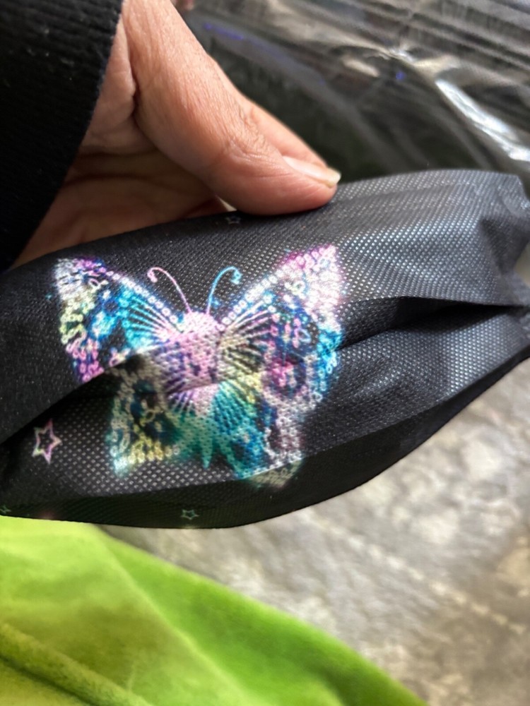 Black Butterfly 50pcs Face Mask Surgical Dental Disposable 3 Ply Mouth Cover