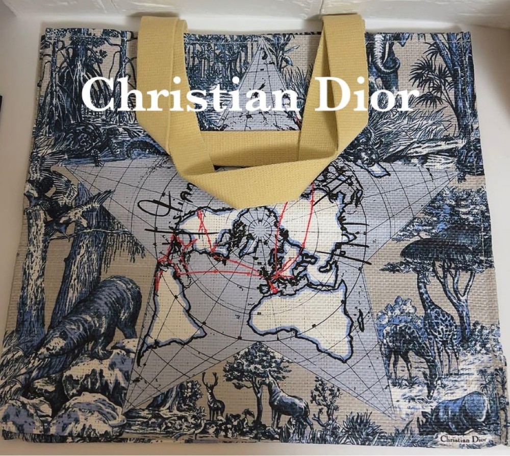 Christian Dior Novelty Tote Bag in Fresh Mint Green #7aba6c