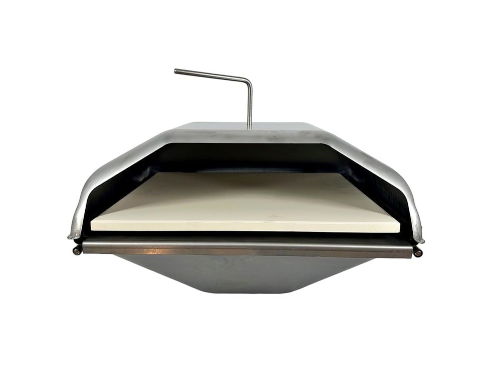 Wood Fired Pizza Oven Attachment for Most Full Sized Pellet Grills - Compatib...