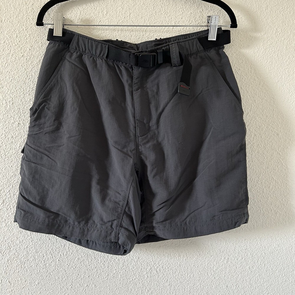 The North Face Women's Medium Gray Hiking Shorts – Lightweight Nylon Active Wear  