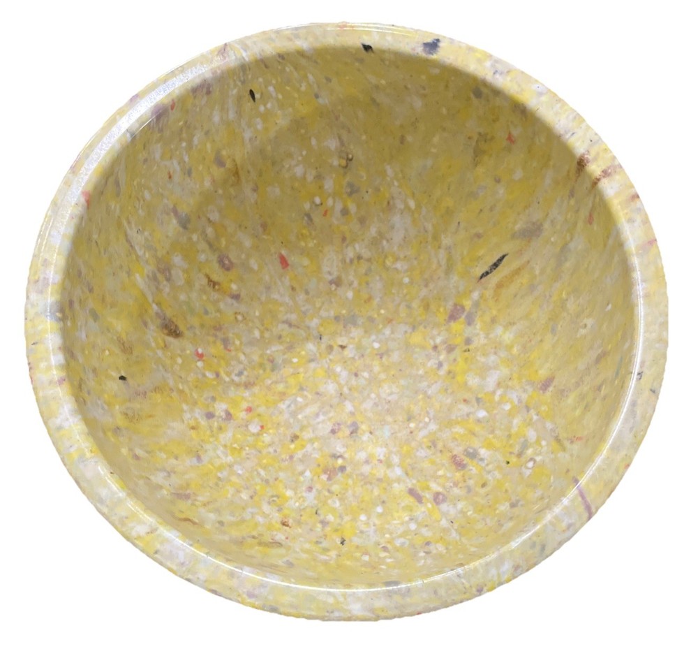 Vintage Texas Ware Melamine Confetti 11.5 inch Mixing Bowl Green Speckled # 125