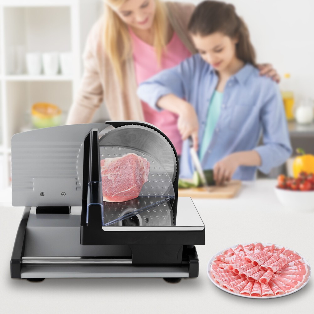 Stainless Steel Meat Slicer Bread Slicing Machine Fruit Cutter Meat Slicer 200w