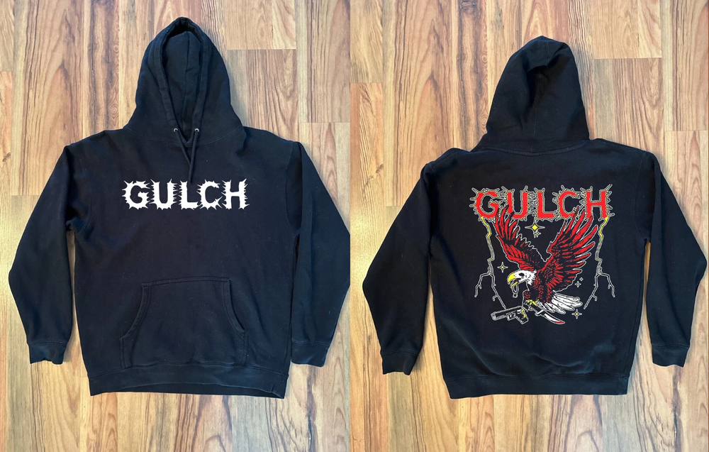 NEW Gulch Band Double Side Hoodie Black S-3XL Gift Fan Gift