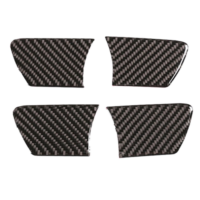For 2015-2018 Carbon Fiber Car Door Handle Trim Doors Lugs 3147