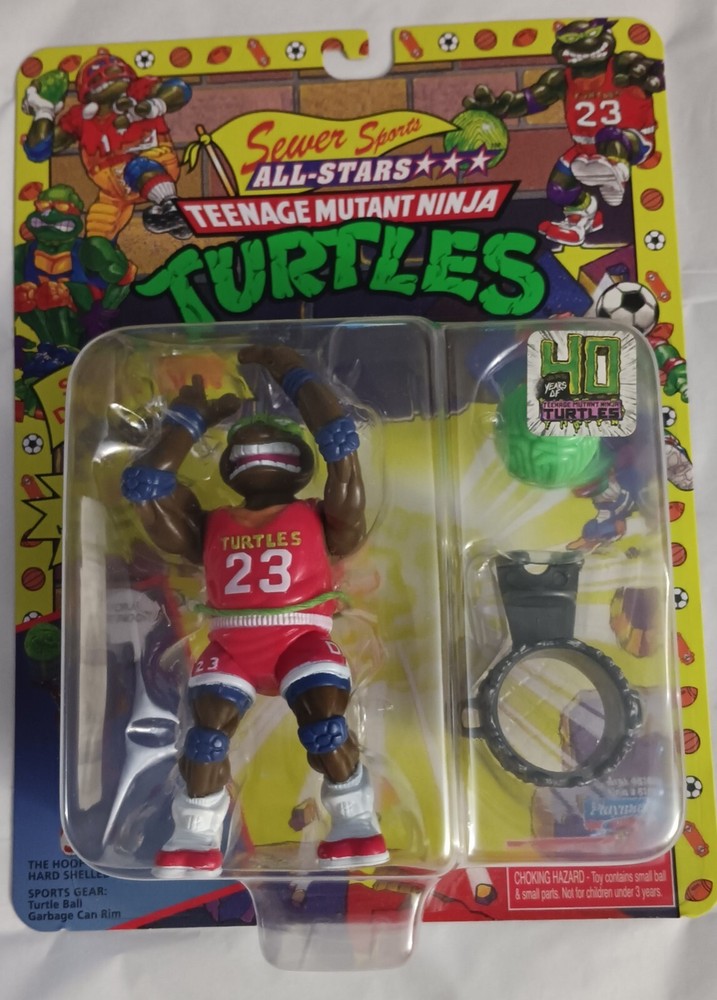 Playmates TMNT Slam Dunkin Don Sewer Sports Retro 40th Anniversary '23 Jordan #