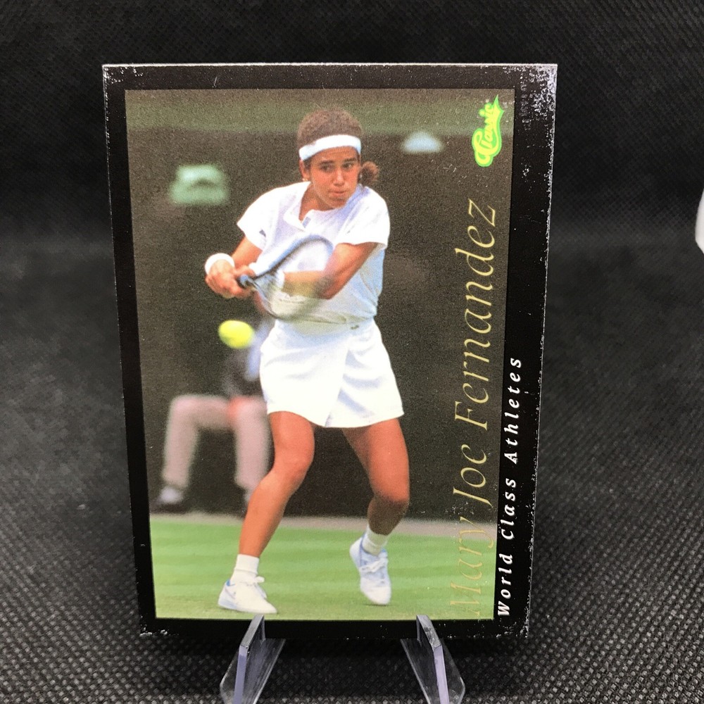 MARY JOE FERNANDEZ ~ 1992 Classic World Class Athletes Tennis Card #38 POOR